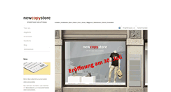 Desktop Screenshot of newcopystore.ch