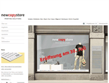 Tablet Screenshot of newcopystore.ch